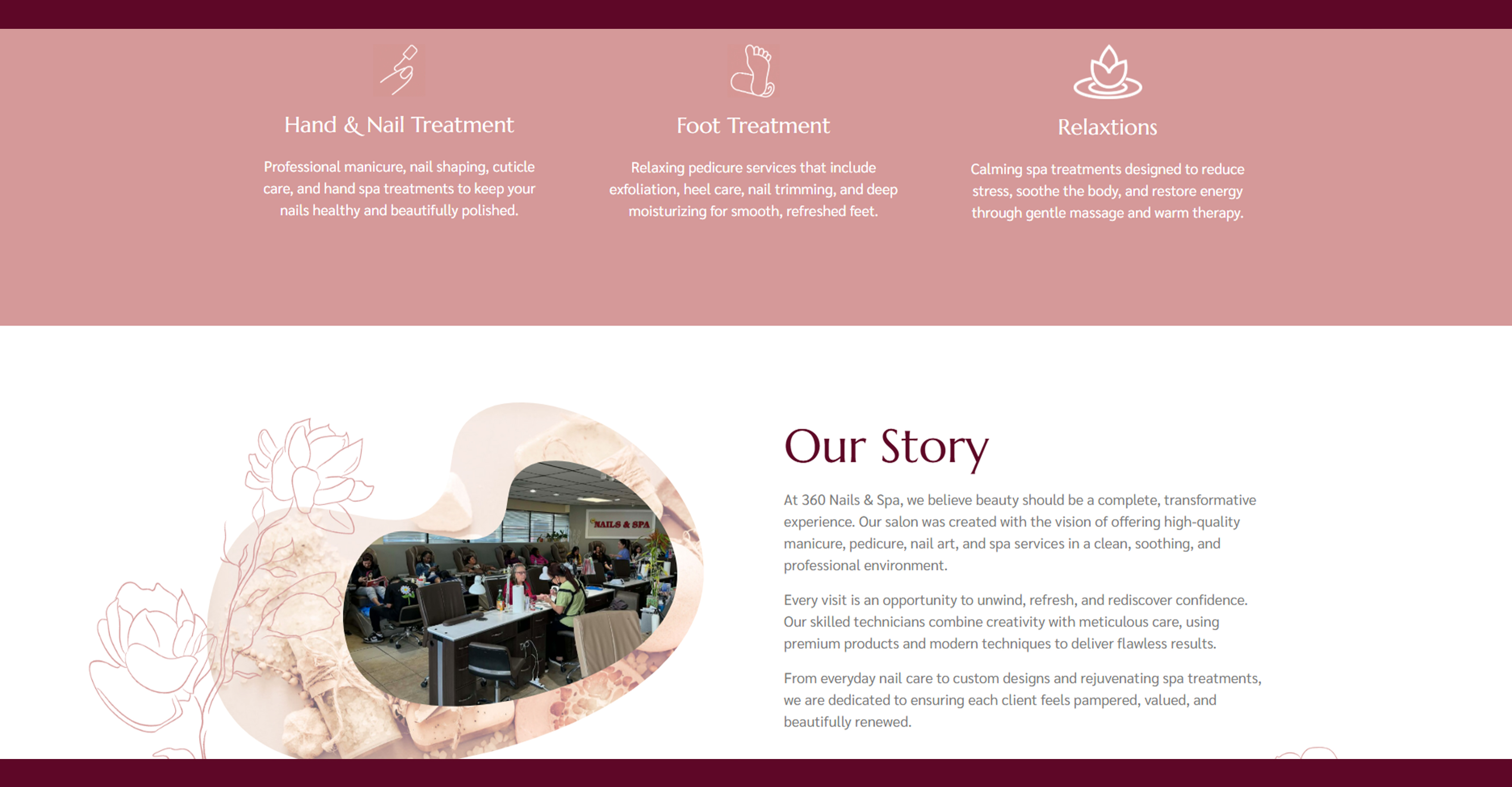 360 Nails & Spa screenshot